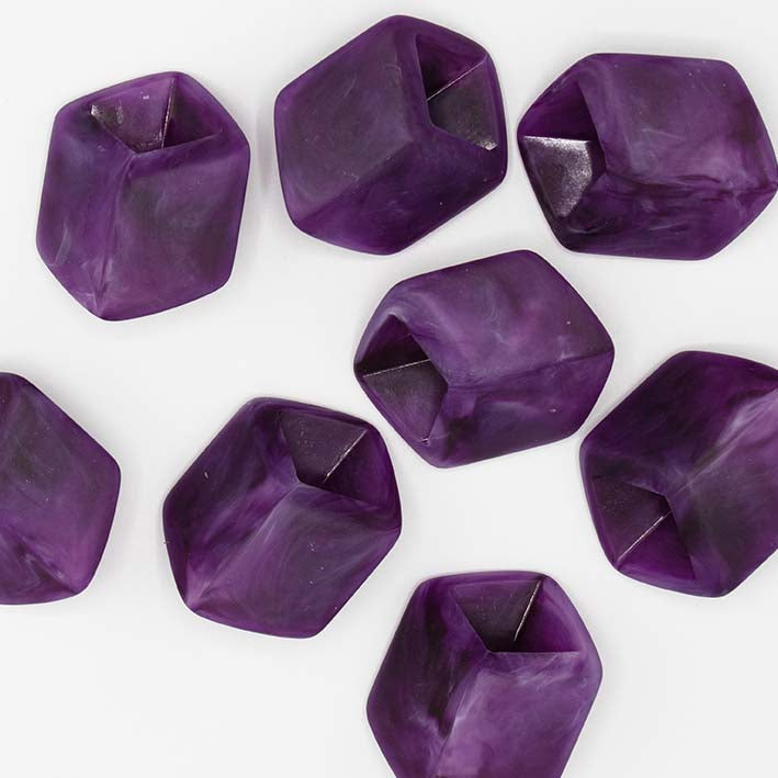 Cube hanger Aubergine mat