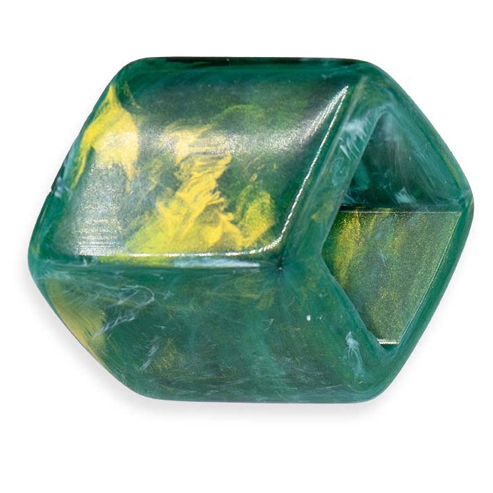 Cube hanger Malachiet shiny