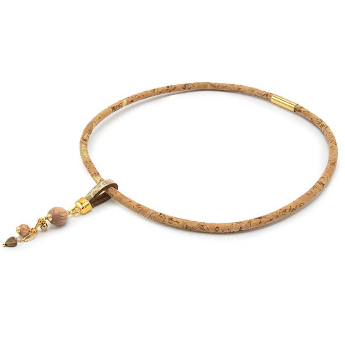 GEM TAG Giraffe - Rozenhout & Hematiet -