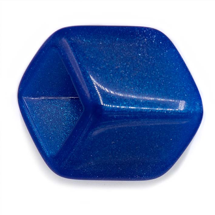 Cube hanger Azuur blauw Shiny