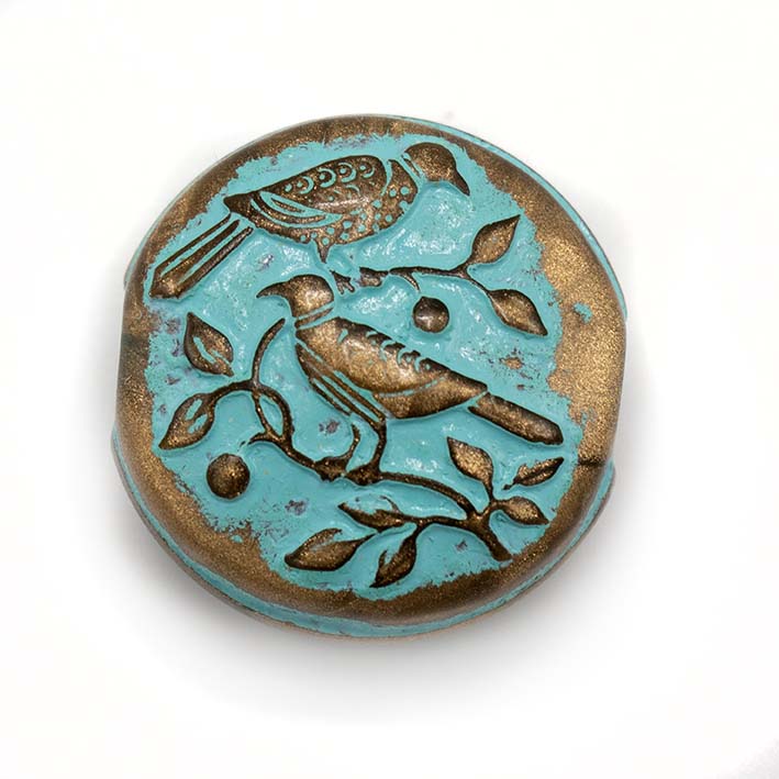 Losse hanger verwisselbaar vintage vogel