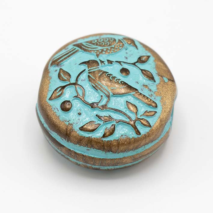 Losse hanger verwisselbaar vintage vogel