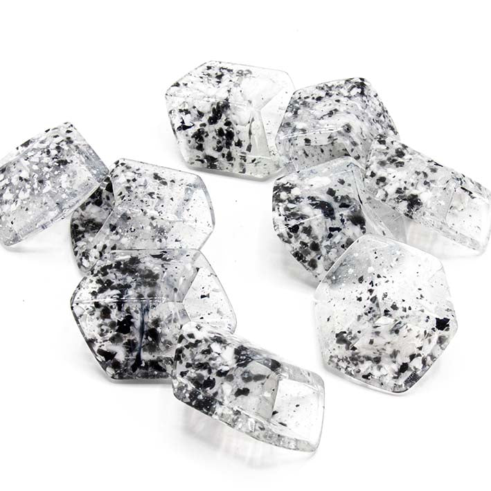 Cube hanger Confetti zwart/wit