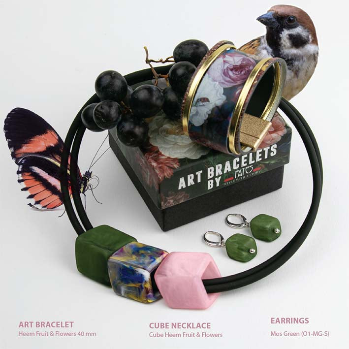 Art Bracelet, De Heem Flowers, 40mm