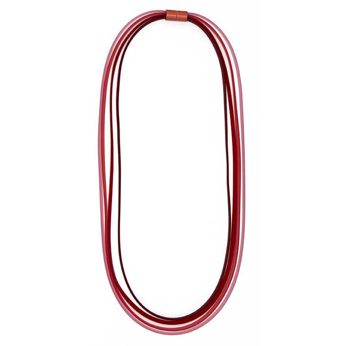 Ketting van rubber, Ribbon Rood