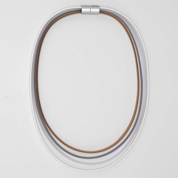 Ketting van rubber, Ribbon,  Naturel