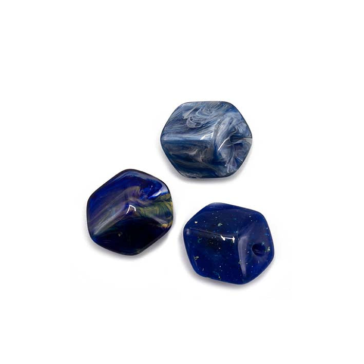 Set van drie Mini Cubes in blauw
