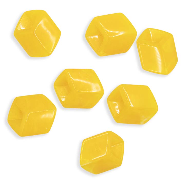 Cube hanger Kanarie, glans
