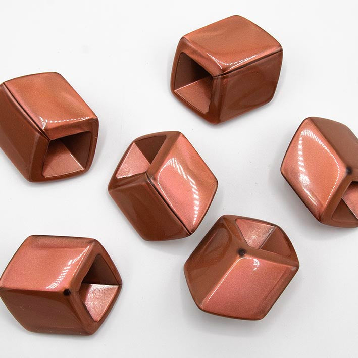 Cube Copper Brown shiny