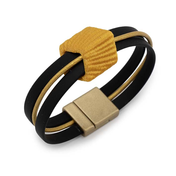 Cube armband Golden Rays van boven, 3D geprinte medium Cube, Fates