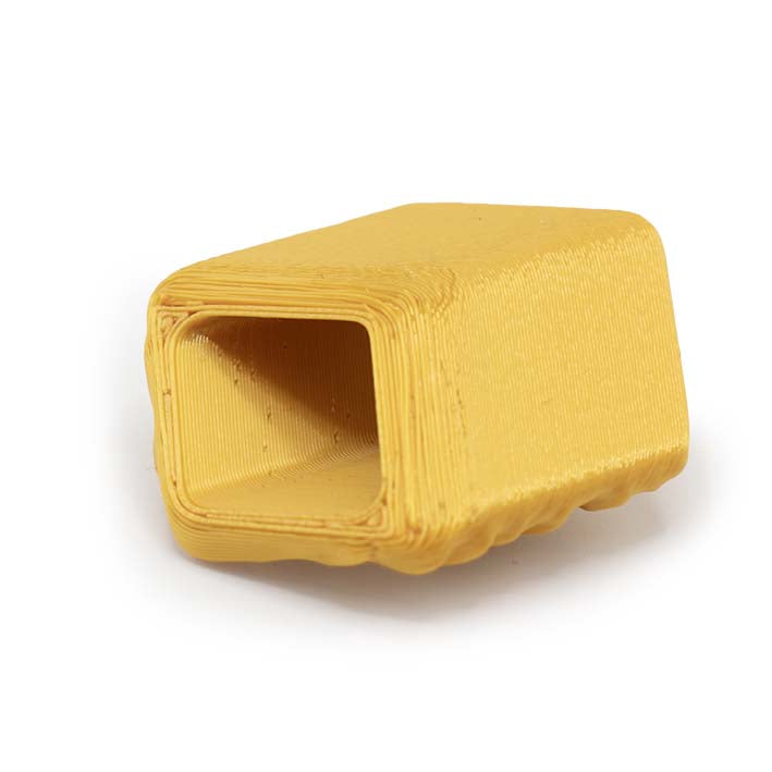 Onderkant van de Golden Rays Cube met glanzende structuur