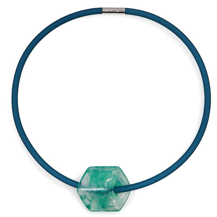 Ketting van RUBBER 1 lijns met Cube Water