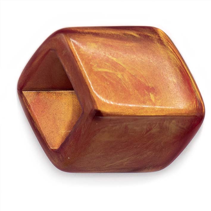 Cube Burned Copper