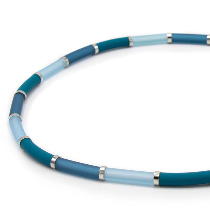 Bits & Pieces, Kleurrijke ketting, turquoise
