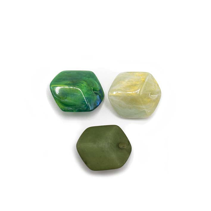 Set van drie Mini Cubes in groen