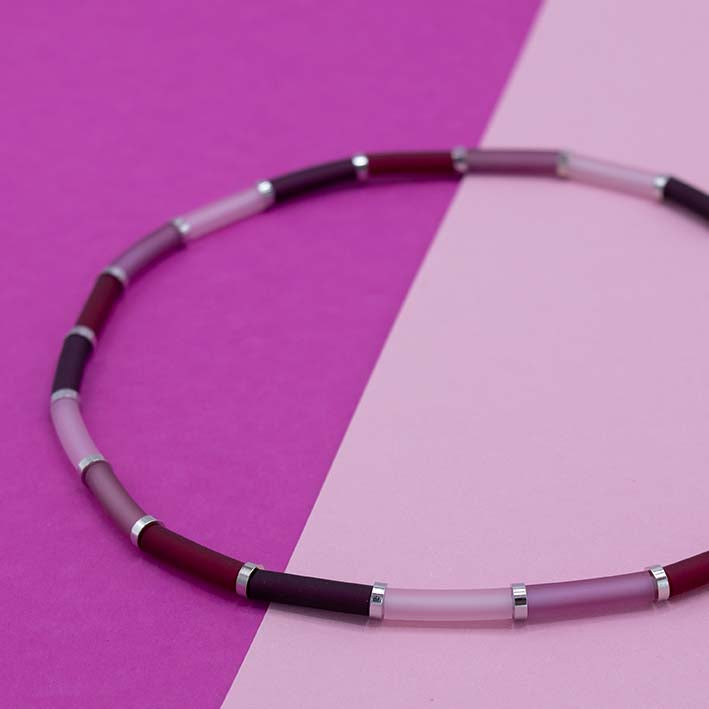 Bits & Pieces, ketting zero waste Old Pink
