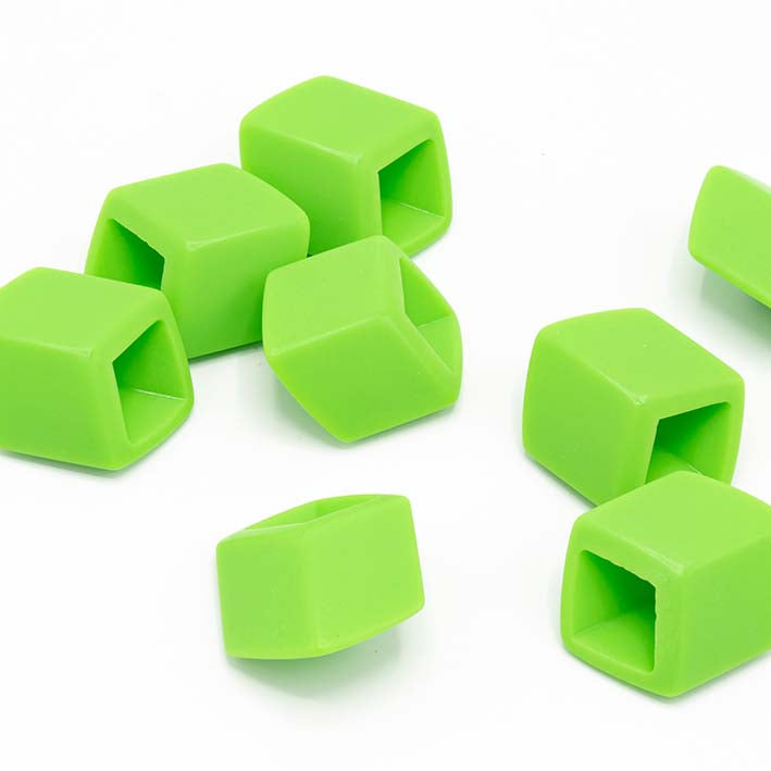 Cube fel neon groen