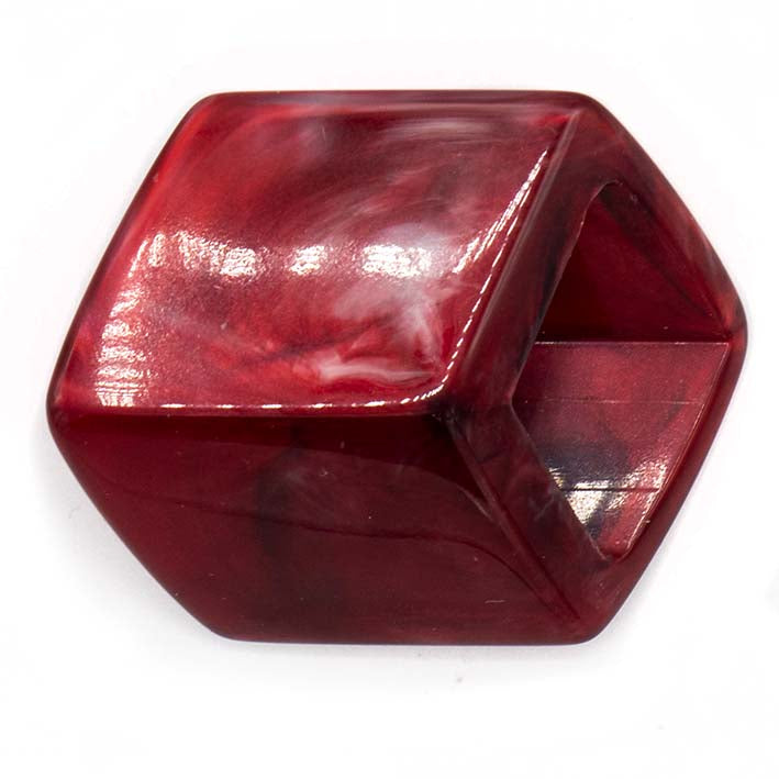 Cube Carmine rood shiny
