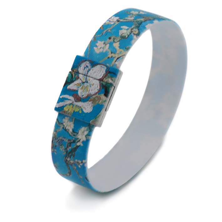 Art Bracelet, Blossom, van Gogh, 15mm