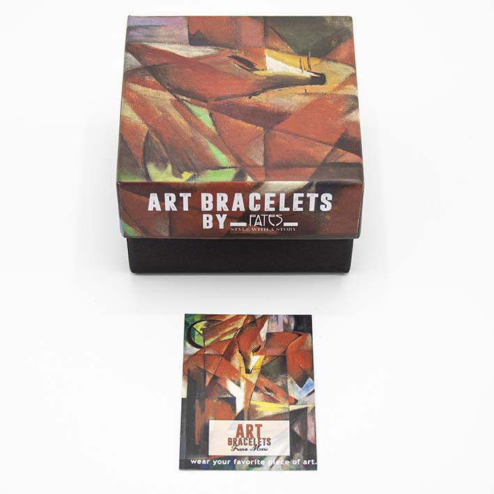Art Bracelet, Franz Marc, Foxes, 40mm