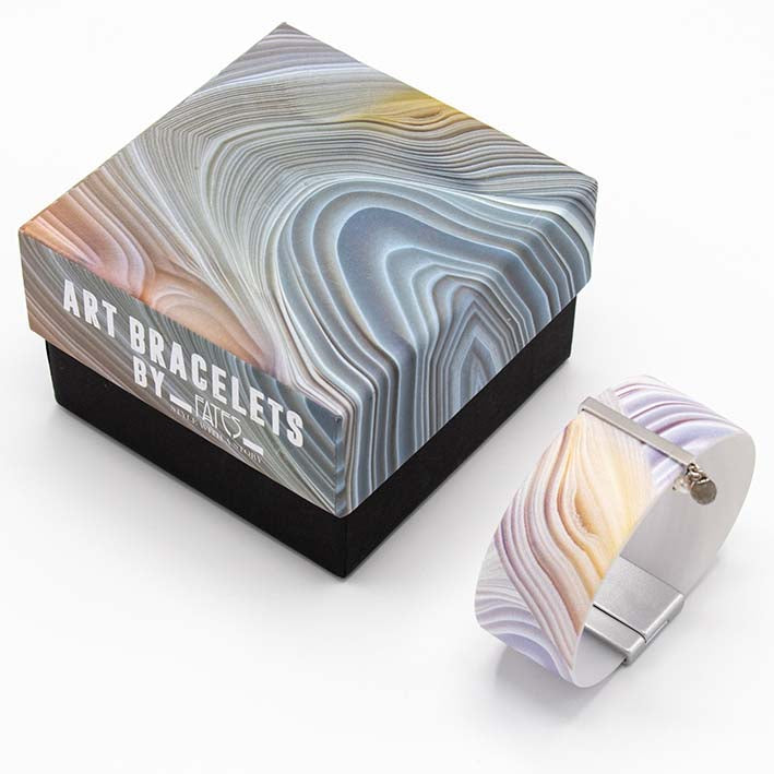 Art Bracelet, Maan agaat, 25mm